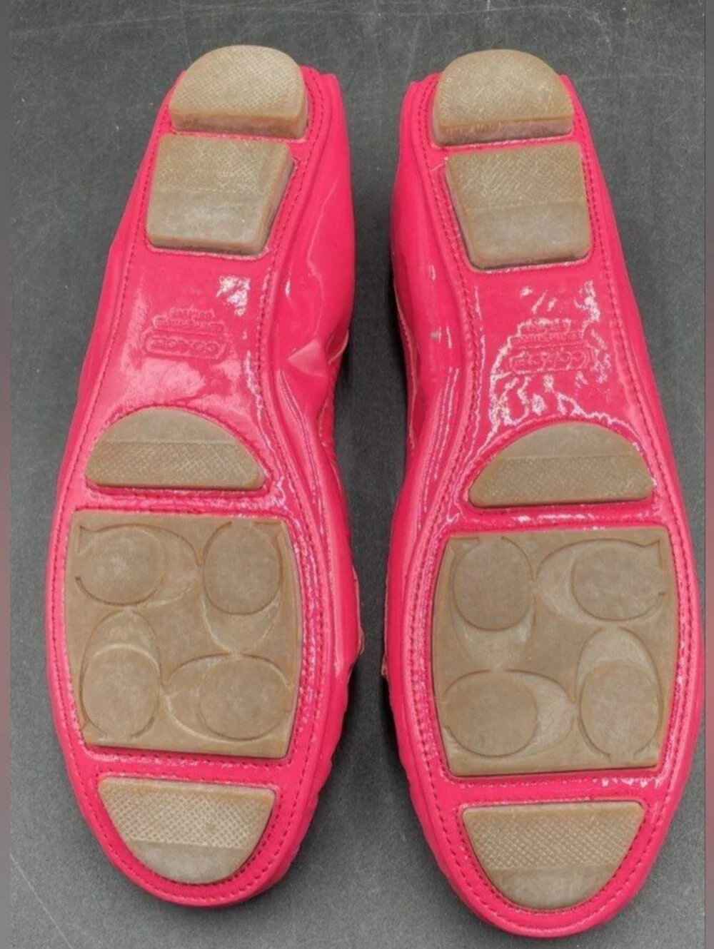 Coach flats outsole